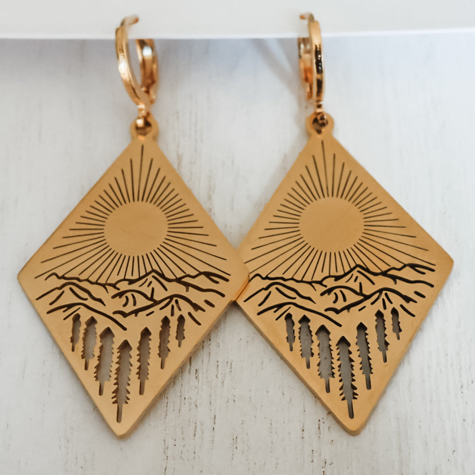 Desert Sun Peaks Earrings