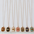 Sunburst Gemstone Necklace