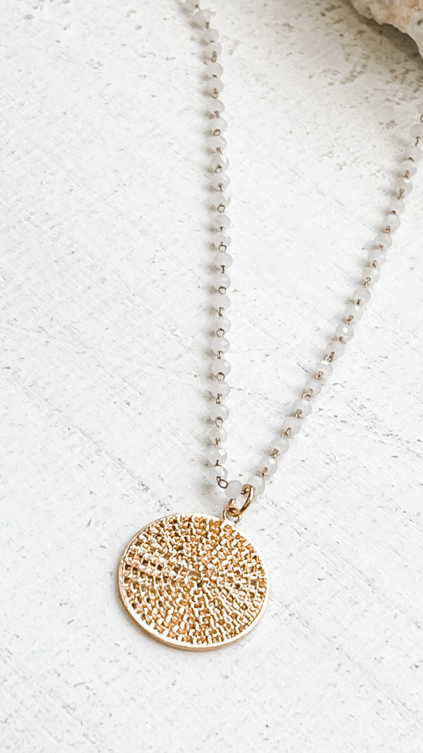 Woven Crystal Necklace