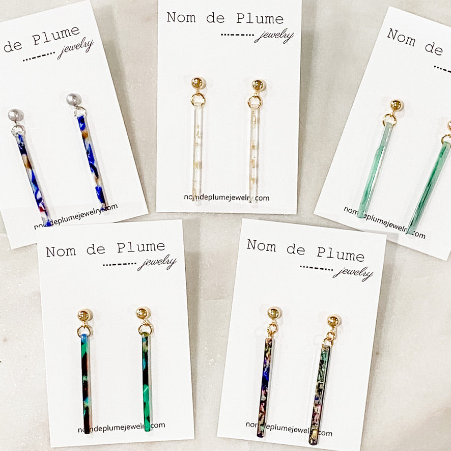 Modern Stick Earrings