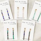 Modern Stick Earrings