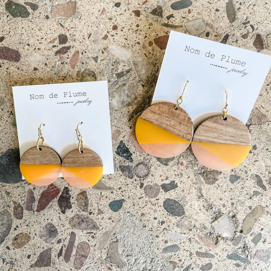 Margot Angles Earrings - Sunrise