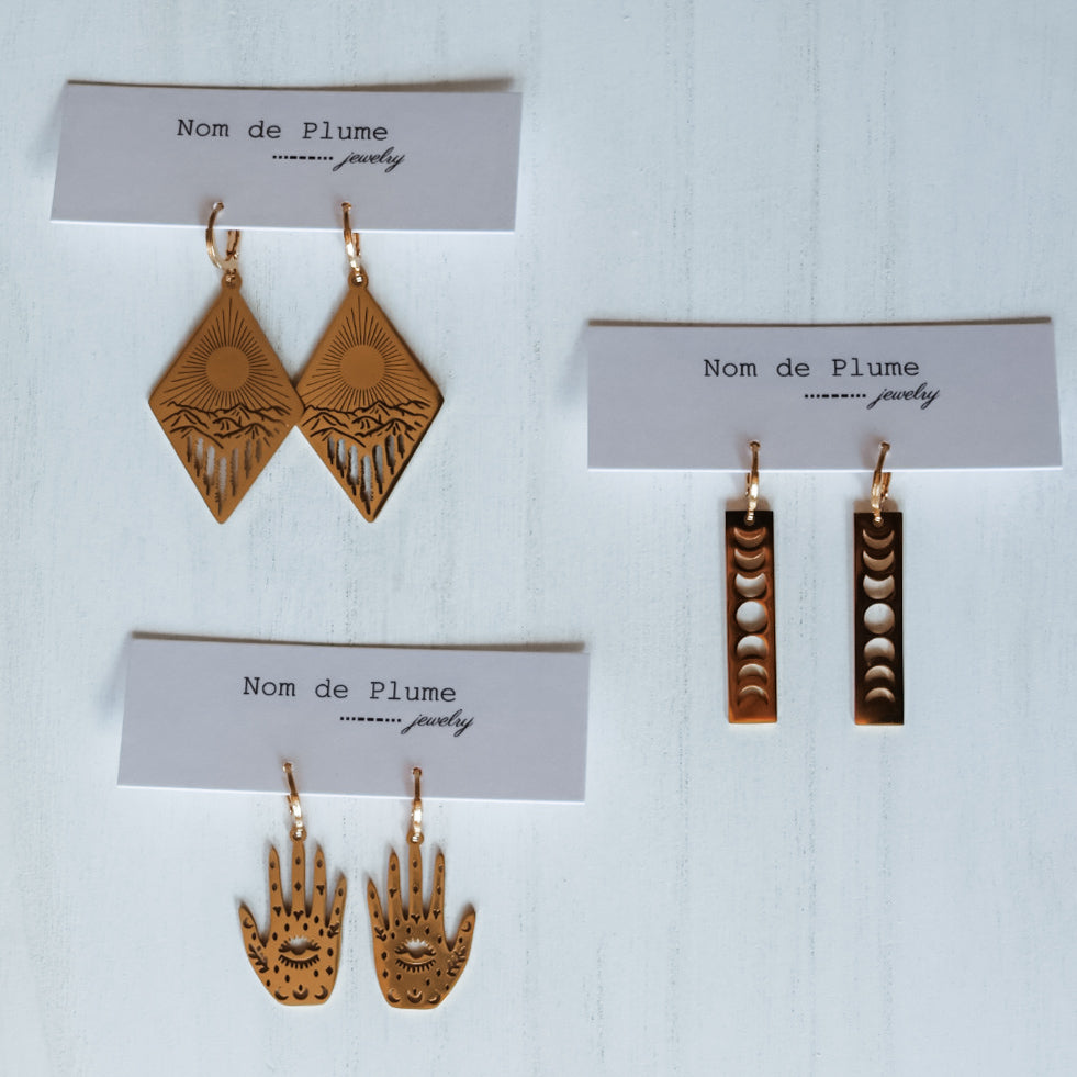 Mystic Hand Earrings