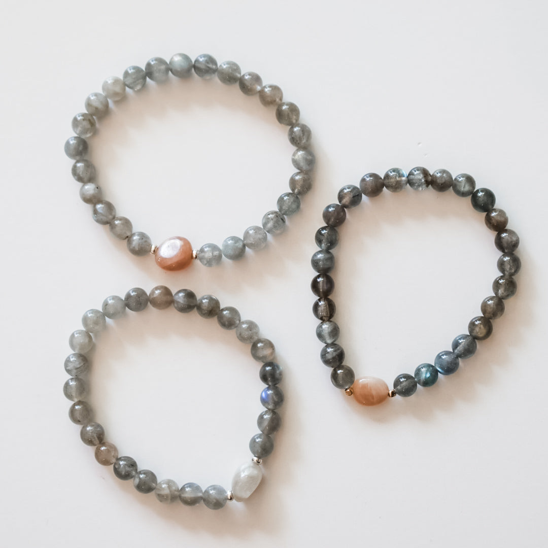 Luna Glow Bracelet - Labradorite