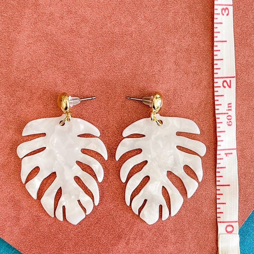 Monstera Tropics Earrings