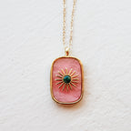 Sunburst Gemstone Necklace