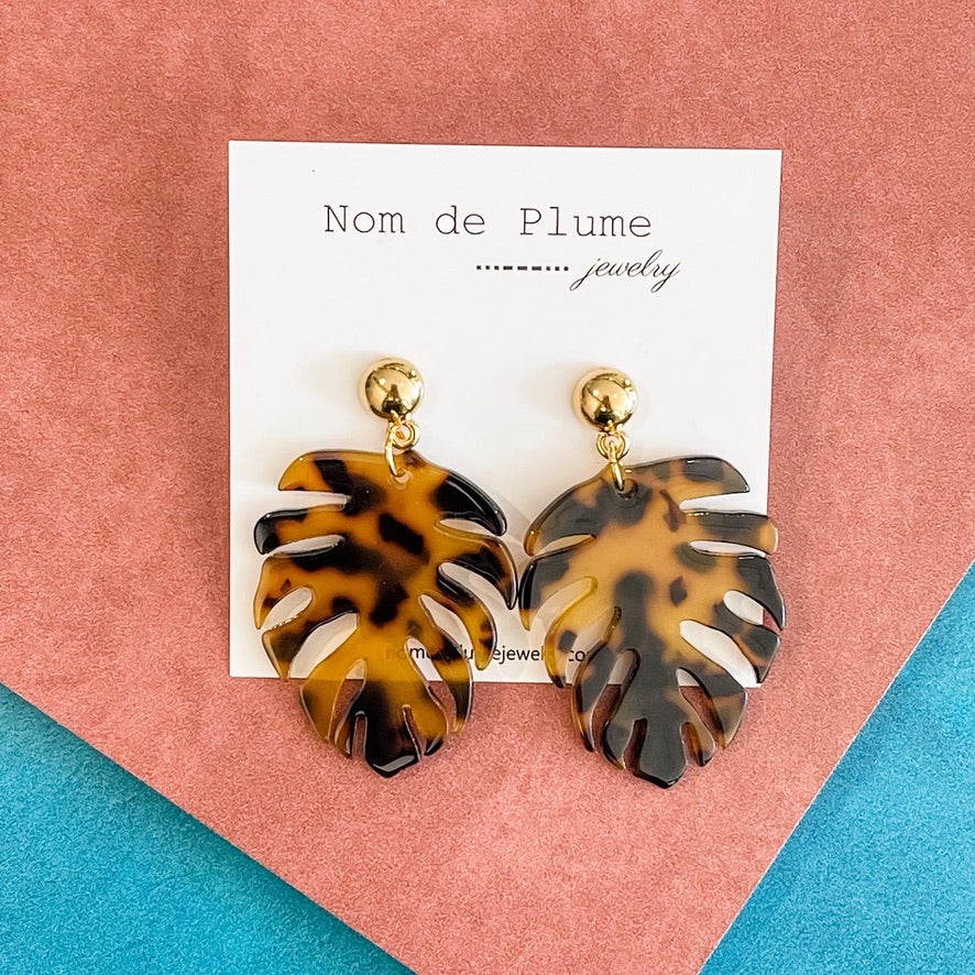 Monstera Tropics Earrings