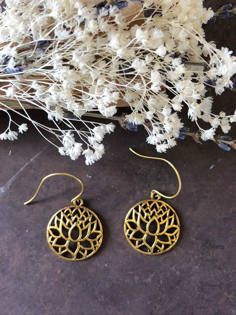 Blooming Lotus Earrings