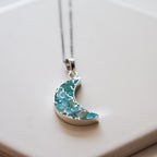 Turquoise Crescent Necklace
