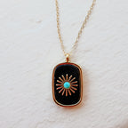 Sunburst Gemstone Necklace