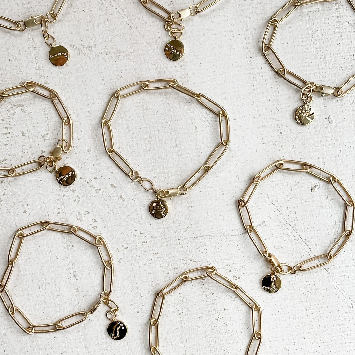 Zodiac Constellation Charm Bracelet