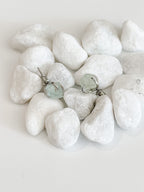 Rough Gemstone Claw Earrings