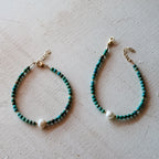 Turquoise & Freshwater Pearl Bracelet