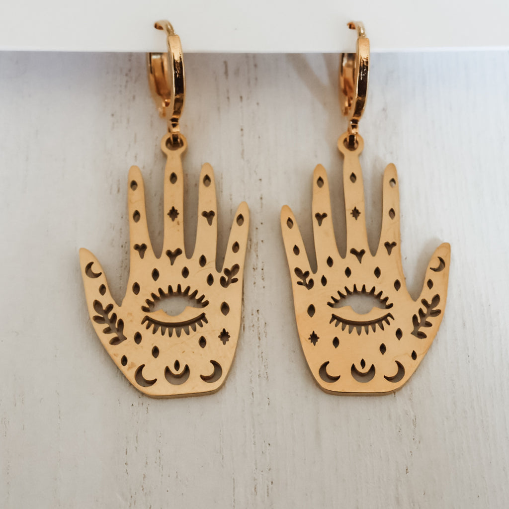 Mystic Hand Earrings