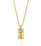 Stars Tarot Rope Chain Necklace