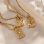 Stars Tarot Rope Chain Necklace
