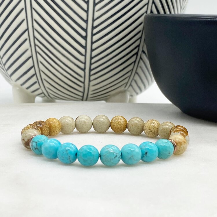 Jasper Segment Bracelet