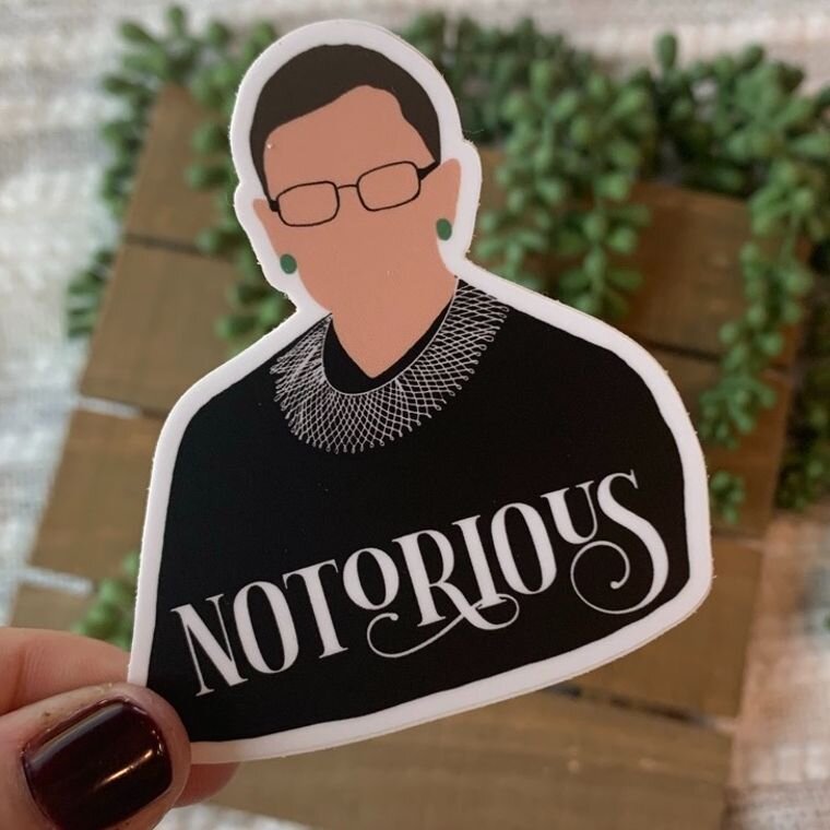 Notorious RBG Vinyl Sticker
