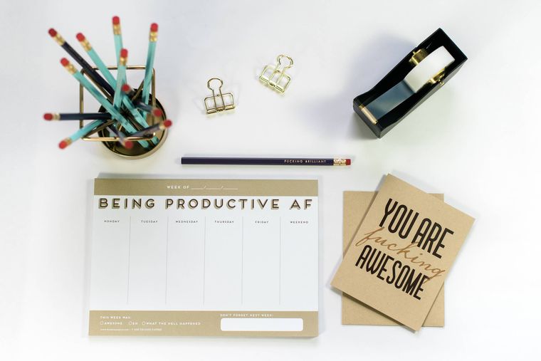 Being Productive AF Weekly Planner